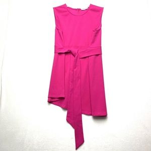First Love by Lovelyn Women's Round Neck  Sleeveless Tie Wrap Pink Blouse Size S